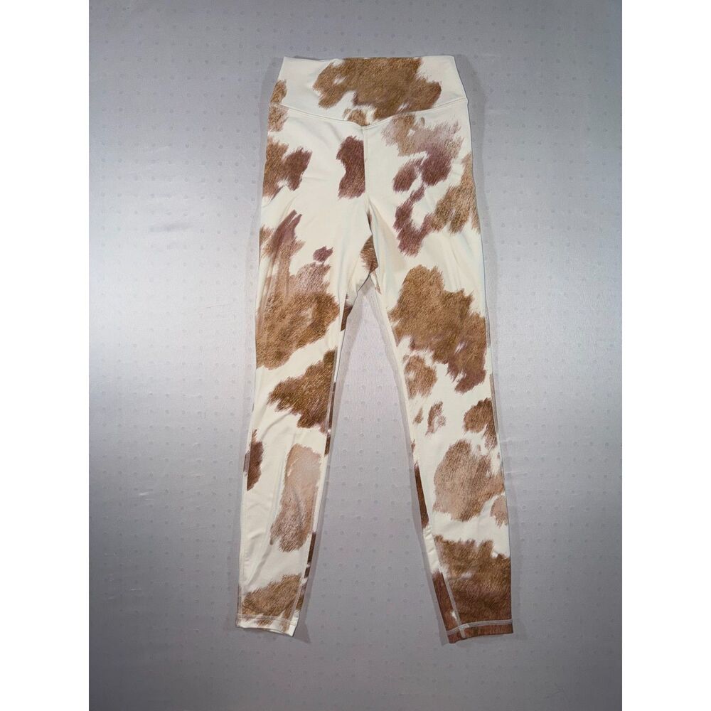 WeWoreWhat Brown Cow Print Legging | Size Small